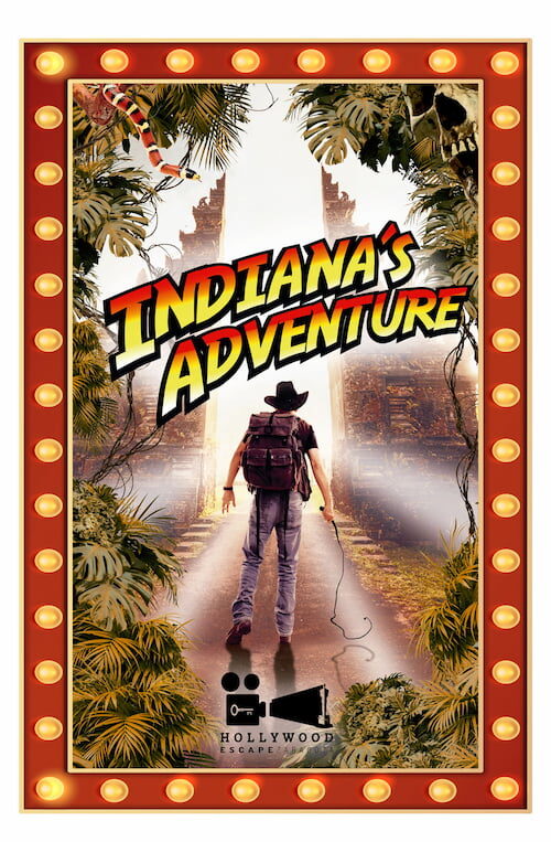 Cartel del juego Indiana's Adventure